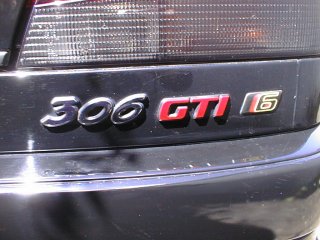 The Peugeot 306 GTi-6 Badges